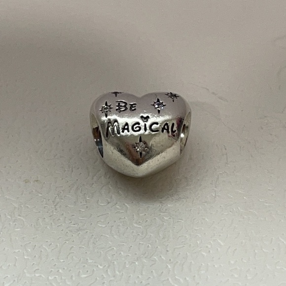 Pandora Sterling Silver Disney Be Magical CZ Bead - Picture 2 of 5